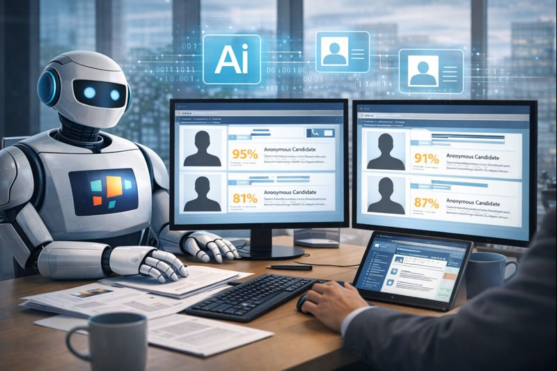 AI reduces bias in hiring